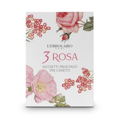 3 ROSA Duftsachet für Schubladen